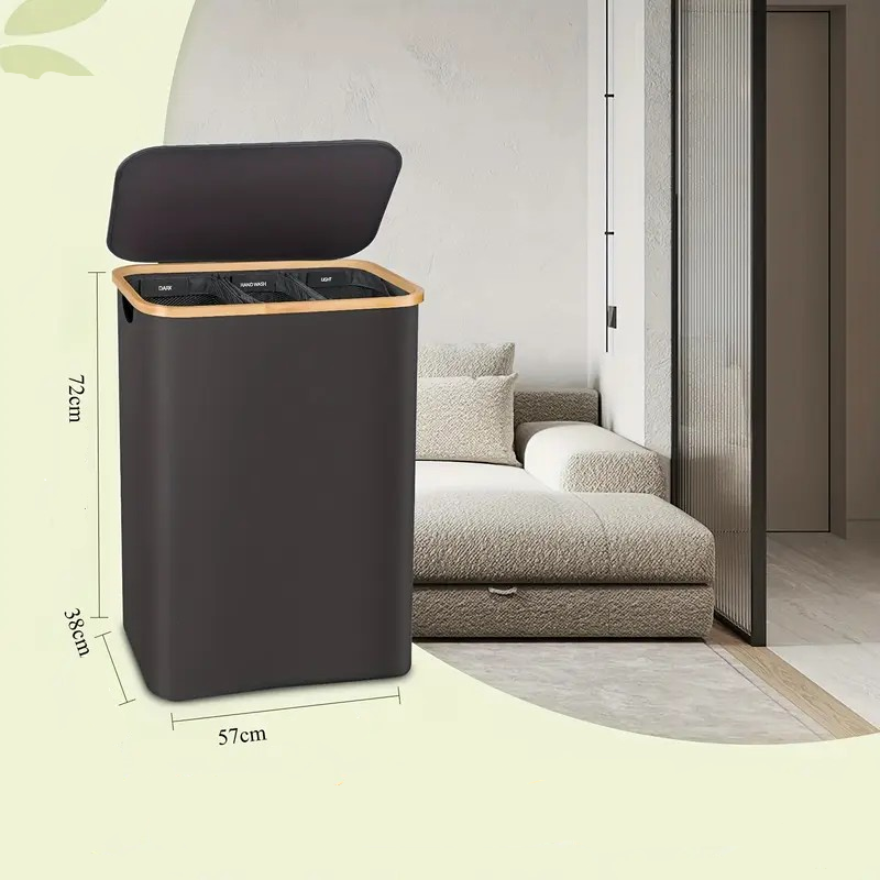 MODERNA CESTA DE LAVANDERÍA CON TAPA