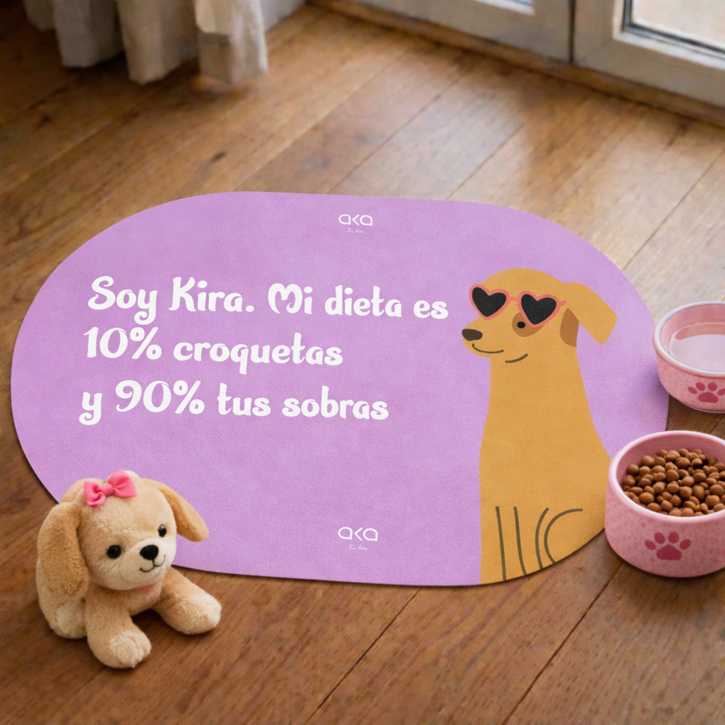 TAPETE DE COMIDA PARA PERROS "MI DIETA"