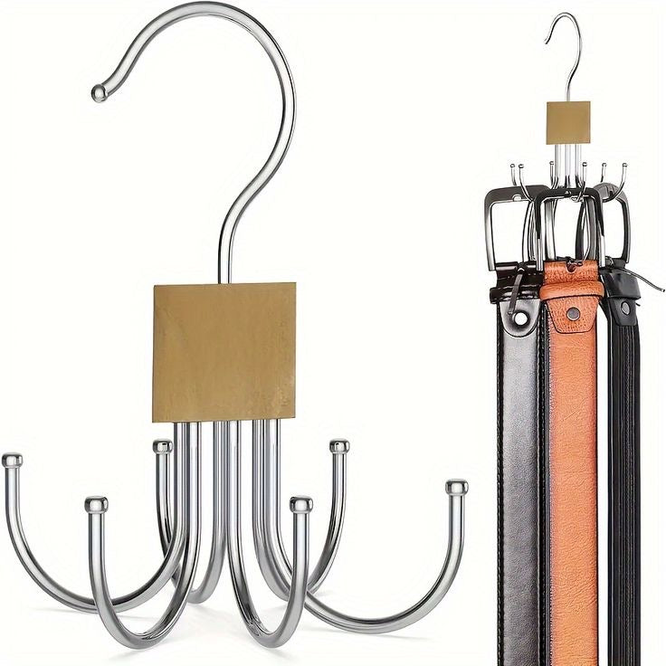 SET DE 4 GANCHOS GIRATORIOS PARA CLOSET