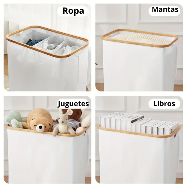 MODERNA CESTA DE LAVANDERÍA CON TAPA