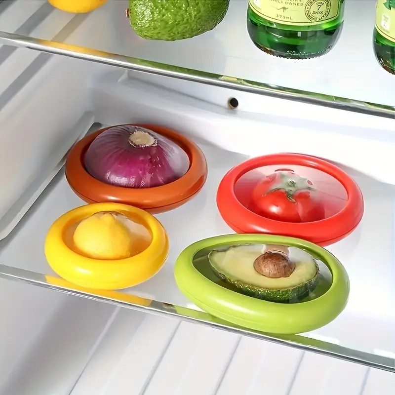 SET X 4 RECIPIENTES PARA ALMACENAR FRUTAS Y VERDURAS