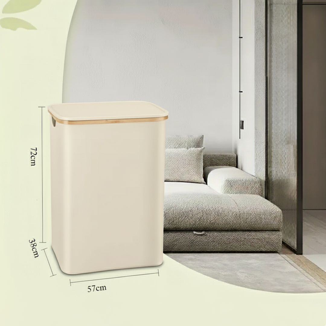 MODERNA CESTA DE LAVANDERÍA CON TAPA